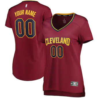 womens fanatics branded wine cleveland cavaliers fast break-321